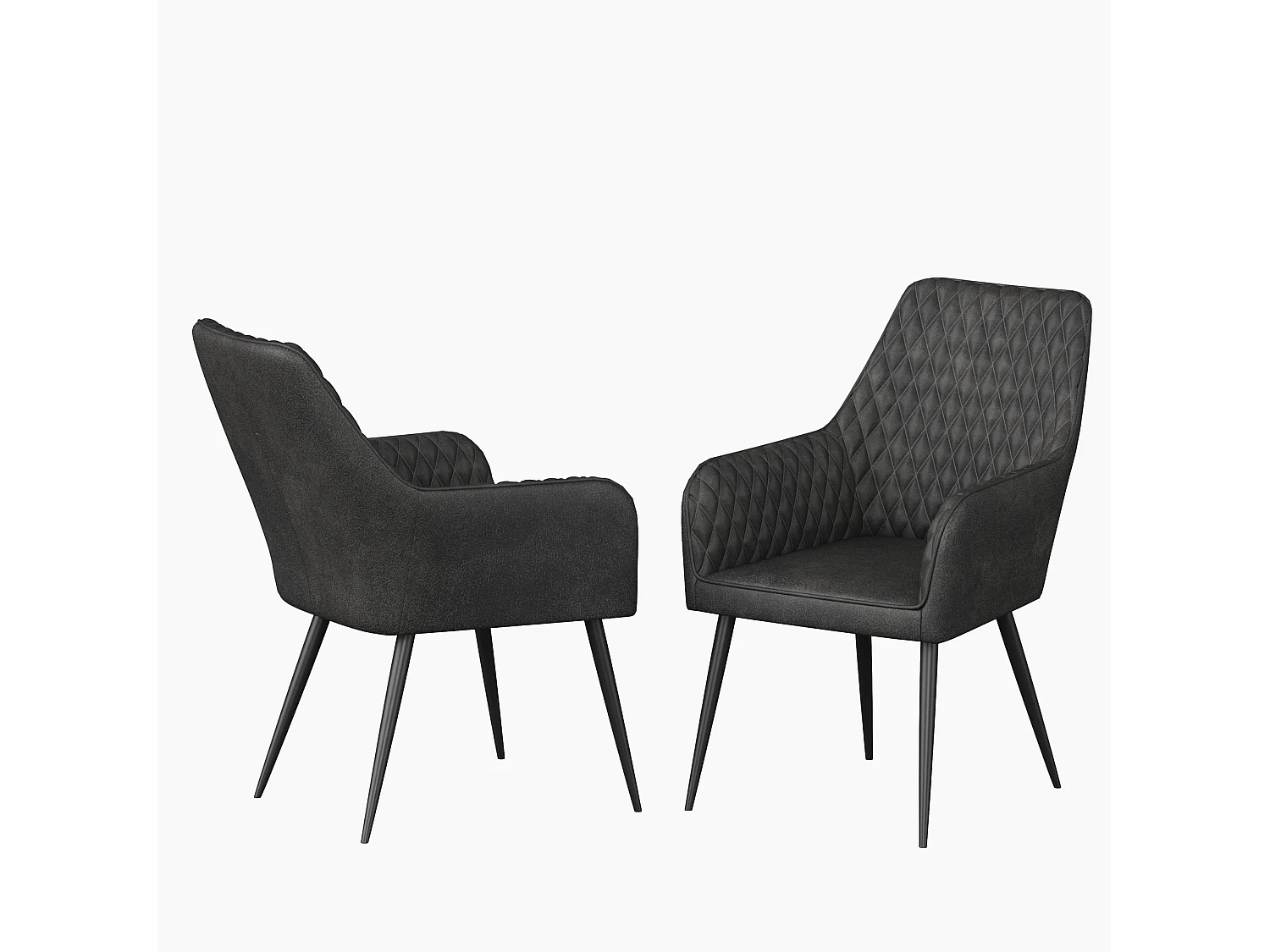 Set Of 2 Ella Technology Fabric Dining Chair
