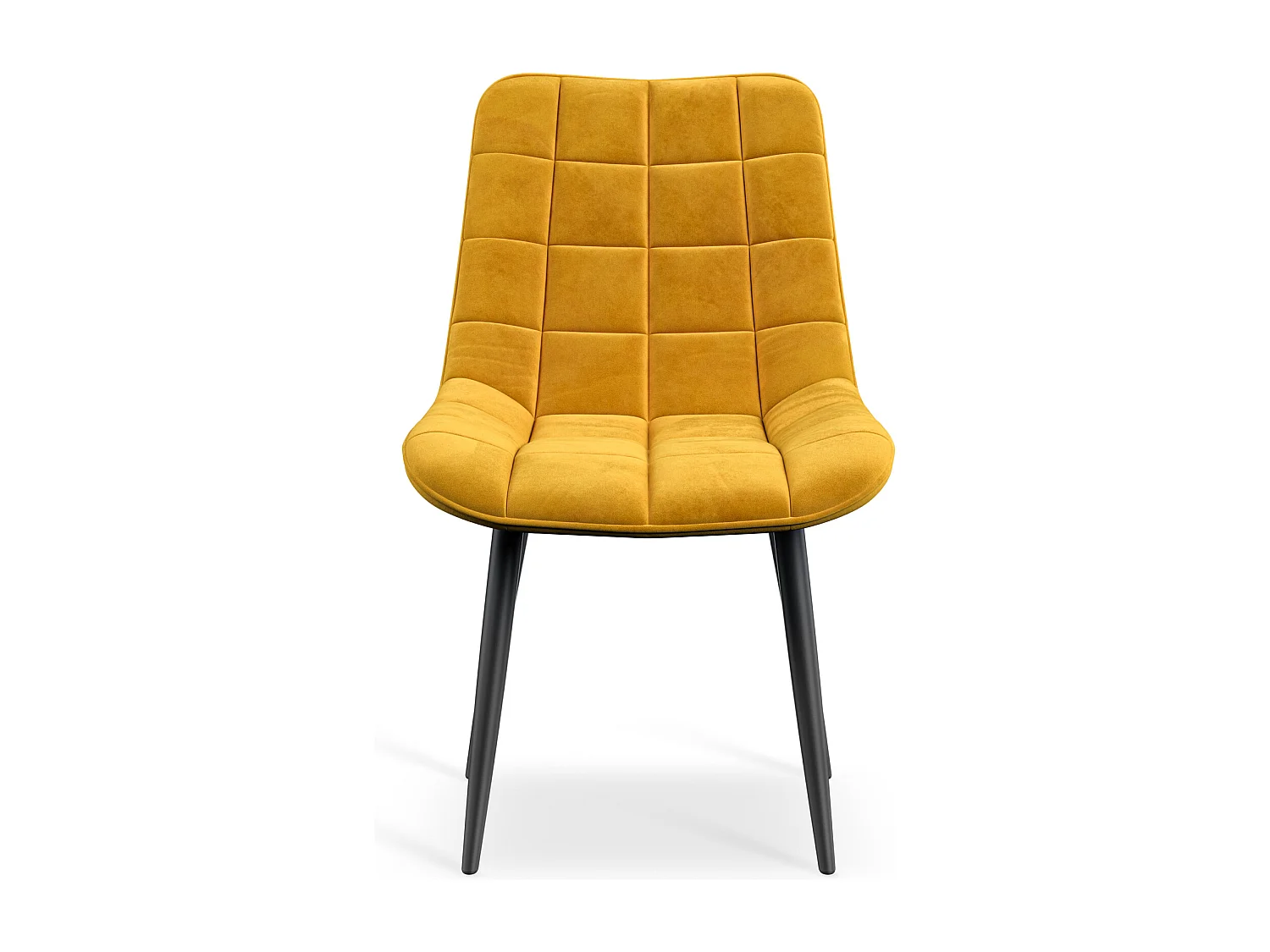 Set of 6 Nova Modern Velvet Dining Chair Padded Seat Metal Legs Kitchen