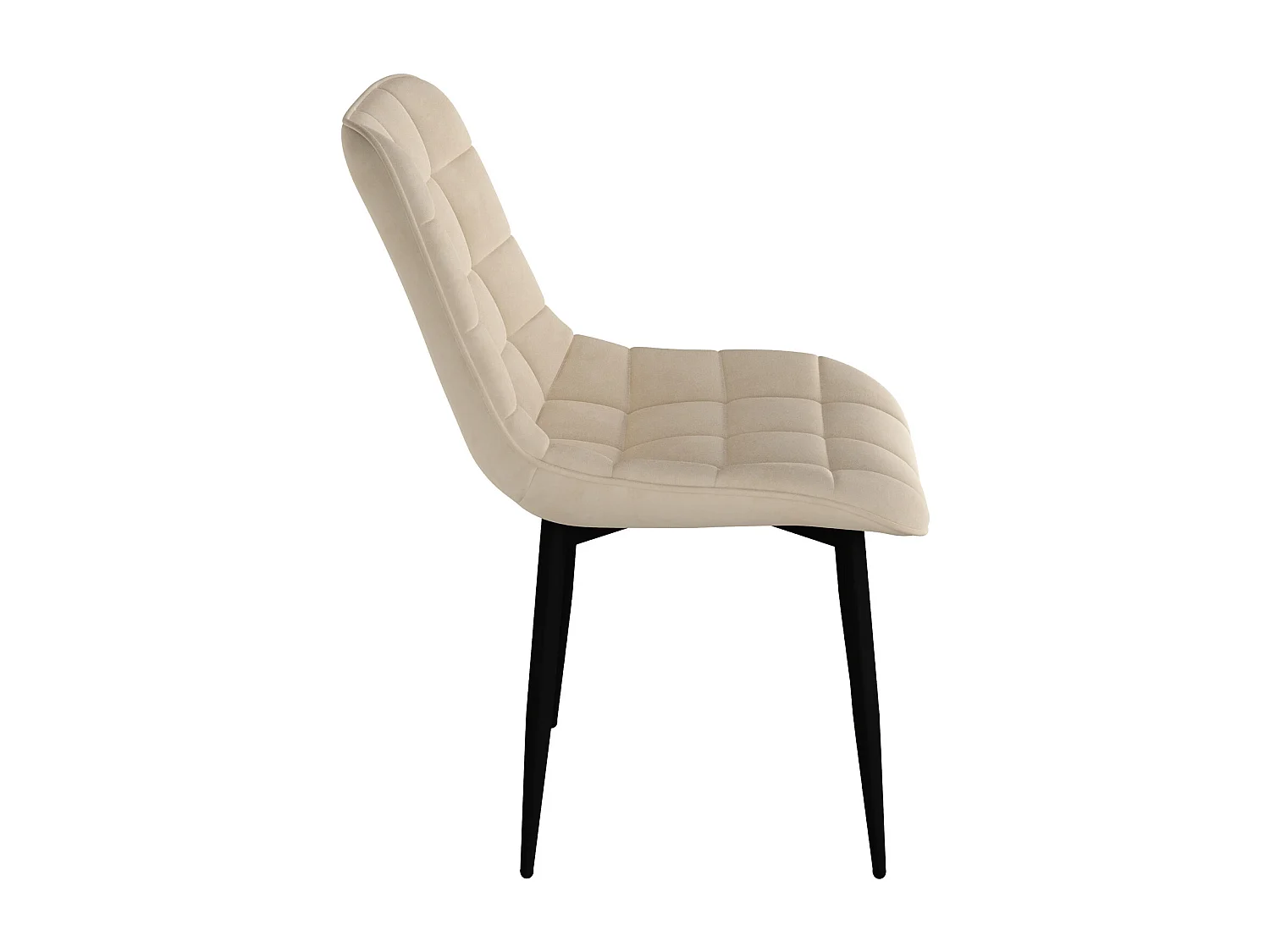 Set of 6 Nova Modern Velvet Dining Chair Padded Seat Metal Legs