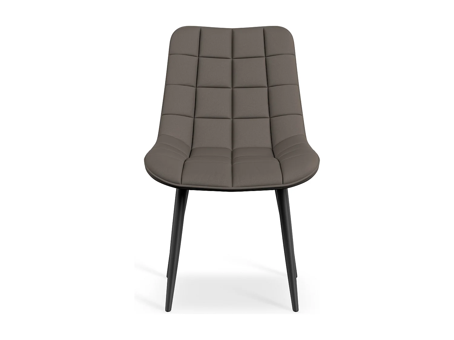 Set of 8 Nova Modern Faux Leather Dining Chair Padded Seat Metal Legs Kitchen