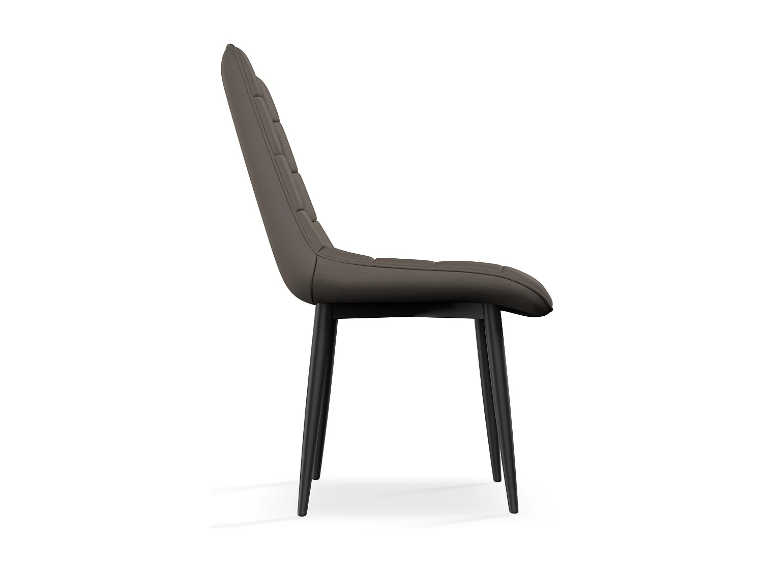 Set of 8 Nova Modern Faux Leather Dining Chair Padded Seat Metal Legs Kitchen