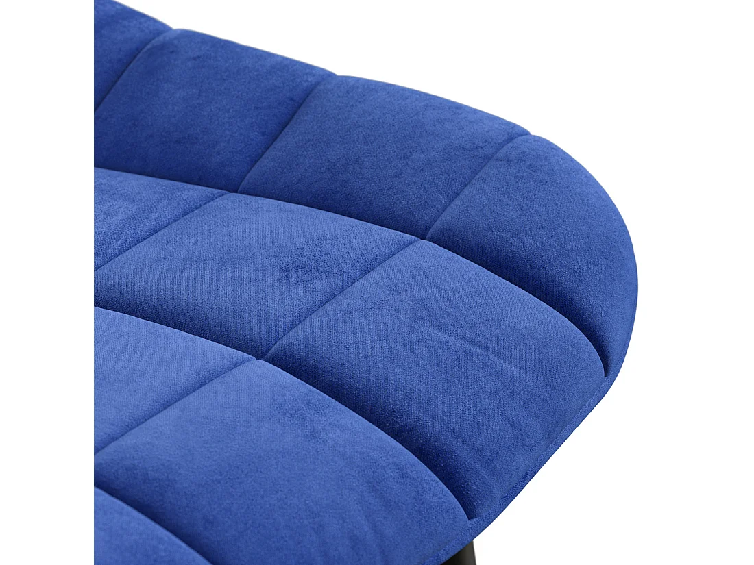 Set of 6 Nova Modern Velvet Dining Chair Padded Seat Metal Legs