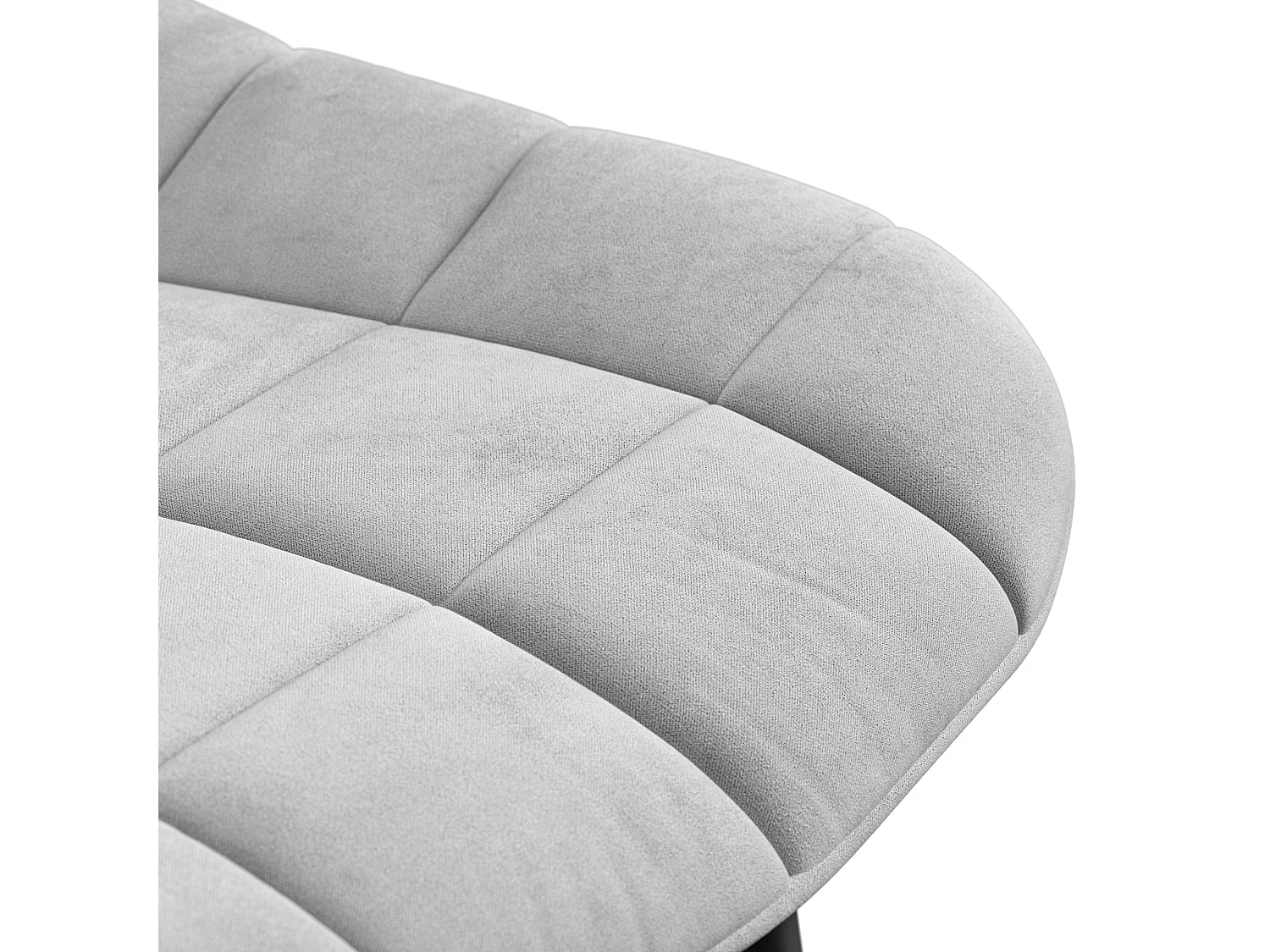 Set of 2 Nova Modern Velvet Dining Chair Padded Seat Metal Legs