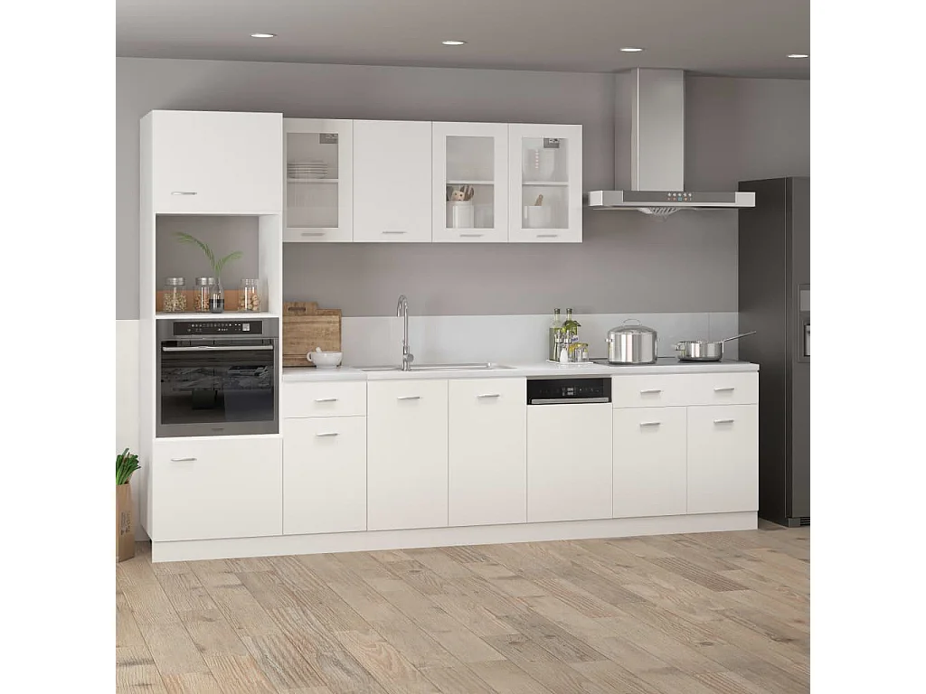 Panneau de lave-vaisselle Blanc 45x3x67