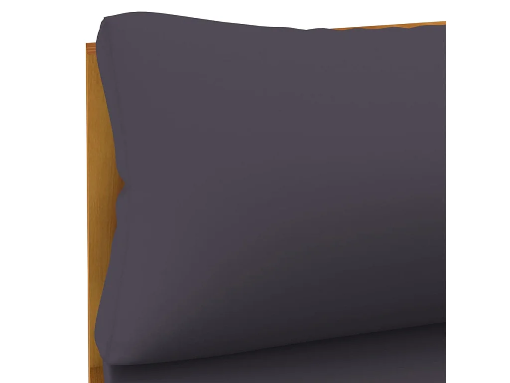 Salon de jardin 12 pc avec coussin Bois d'acacia solide 3