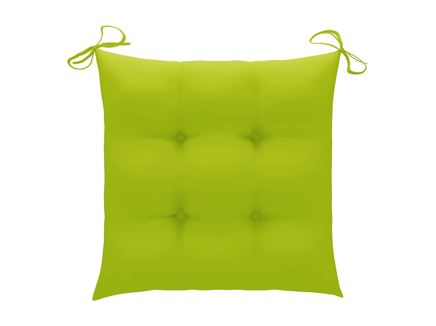 Chaise de jardin 2 pc avec coussin Bois de teck massif 22