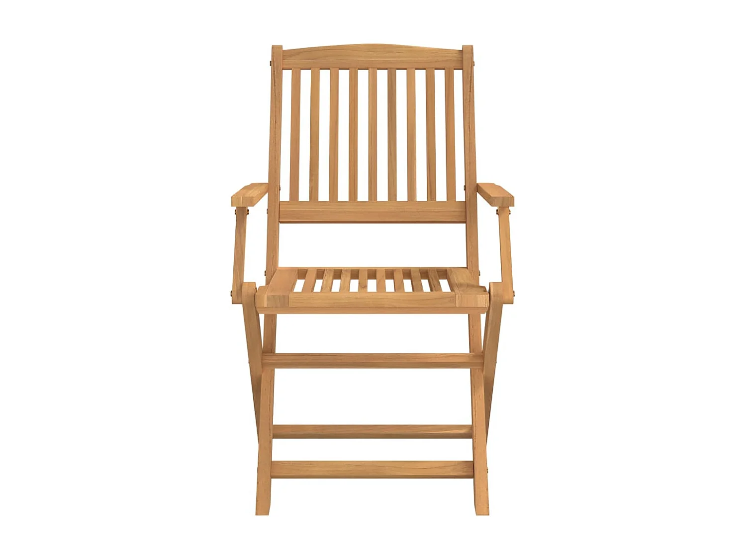 Chaise pliable de jardin 4 pc bois massif d'acacia