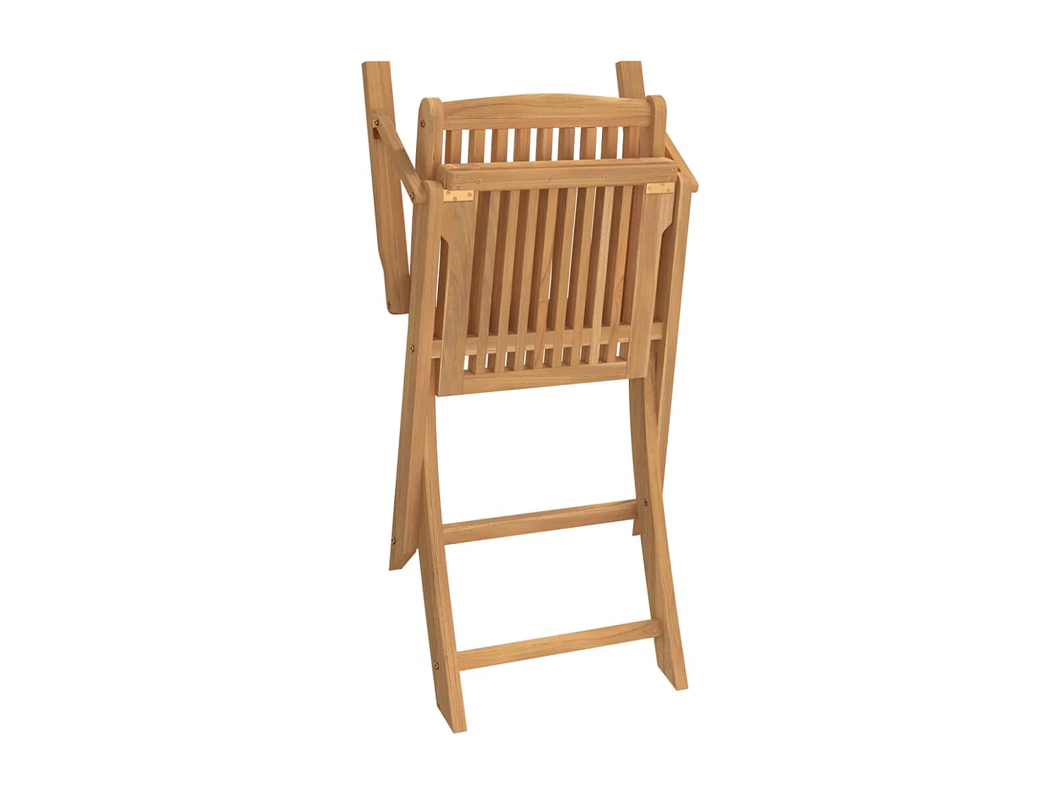 Chaise pliable de jardin 4 pc bois massif d'acacia