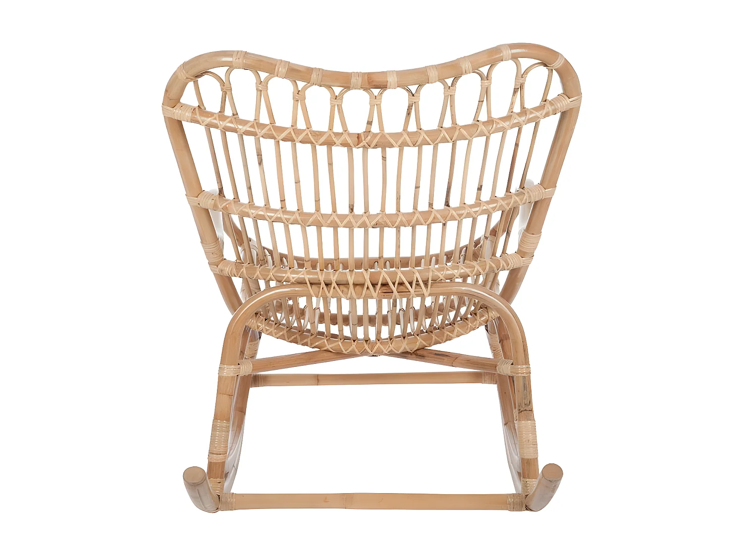 Rocking Chair Rotin naturel - RICKY