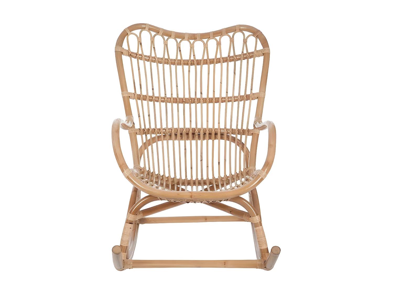 Rocking Chair Rotin naturel - RICKY