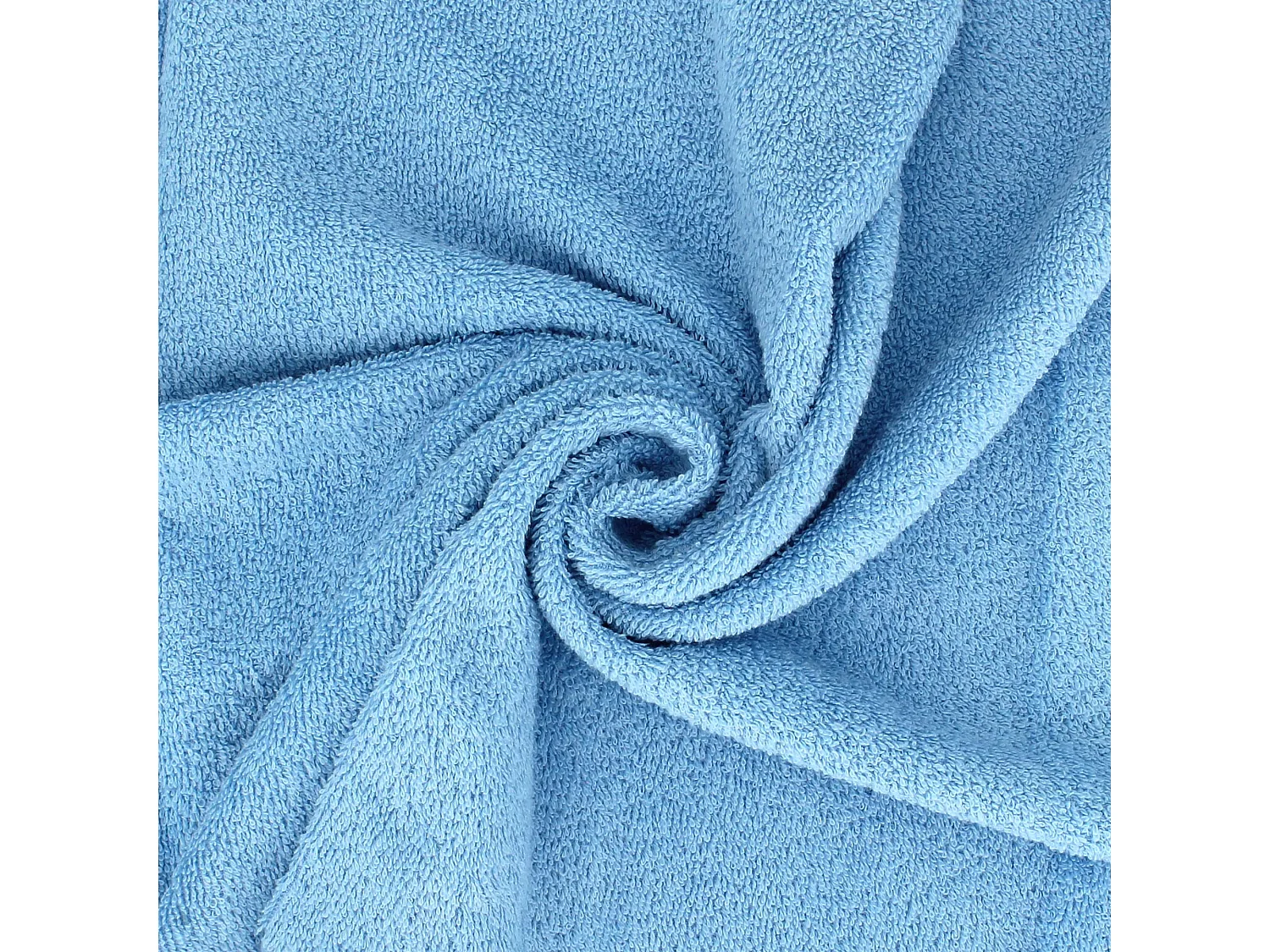 Lot de 12 serviettes invité 30x30 cm ALPHA bleu Ciel