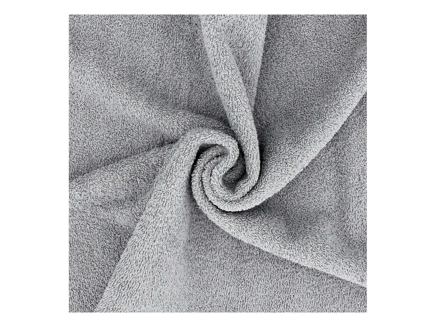 Lot de 12 serviettes invité 30x30 cm ALPHA gris Argent