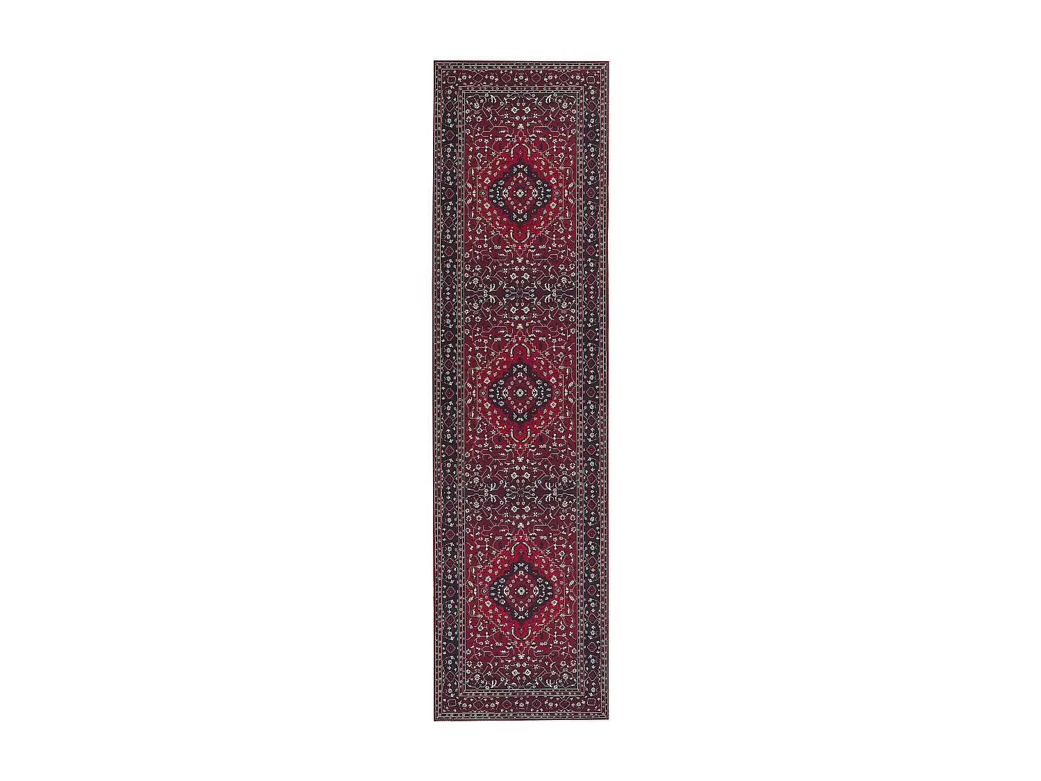 Dywan 80 x 300 cm czerwony VADKADAM