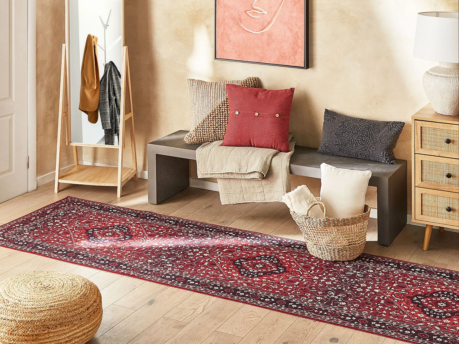 Tapis rouge 80 x 240 cm VADKADAM