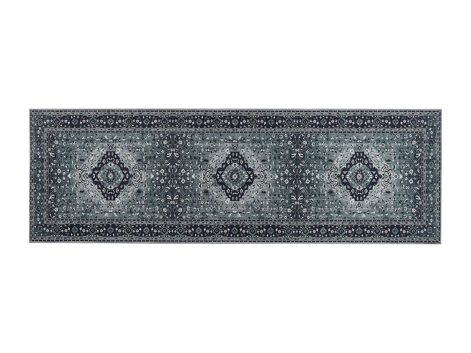 Alfombra gris/blanco/negro 80 x 240 cm VADKADAM