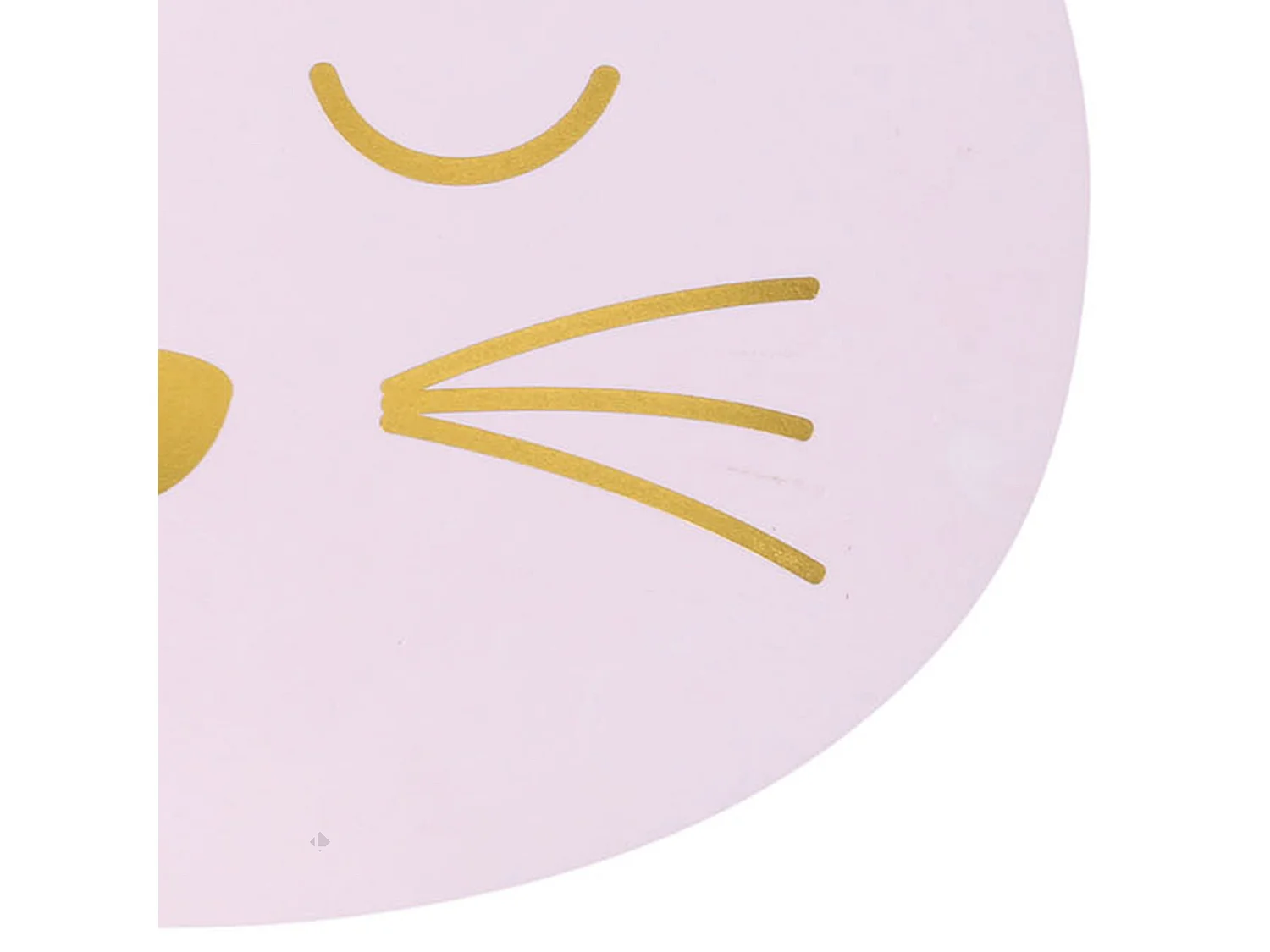 Lot de 2 sets de table enfant CHAT Rose