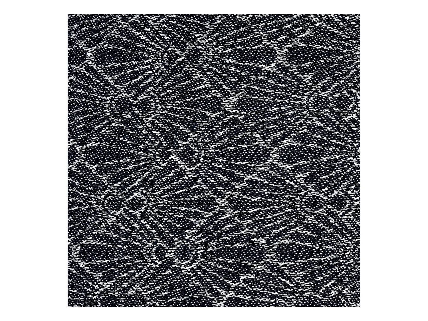 Jeté de canapé 120x150 cm SOLEIL Blanc/Bleu