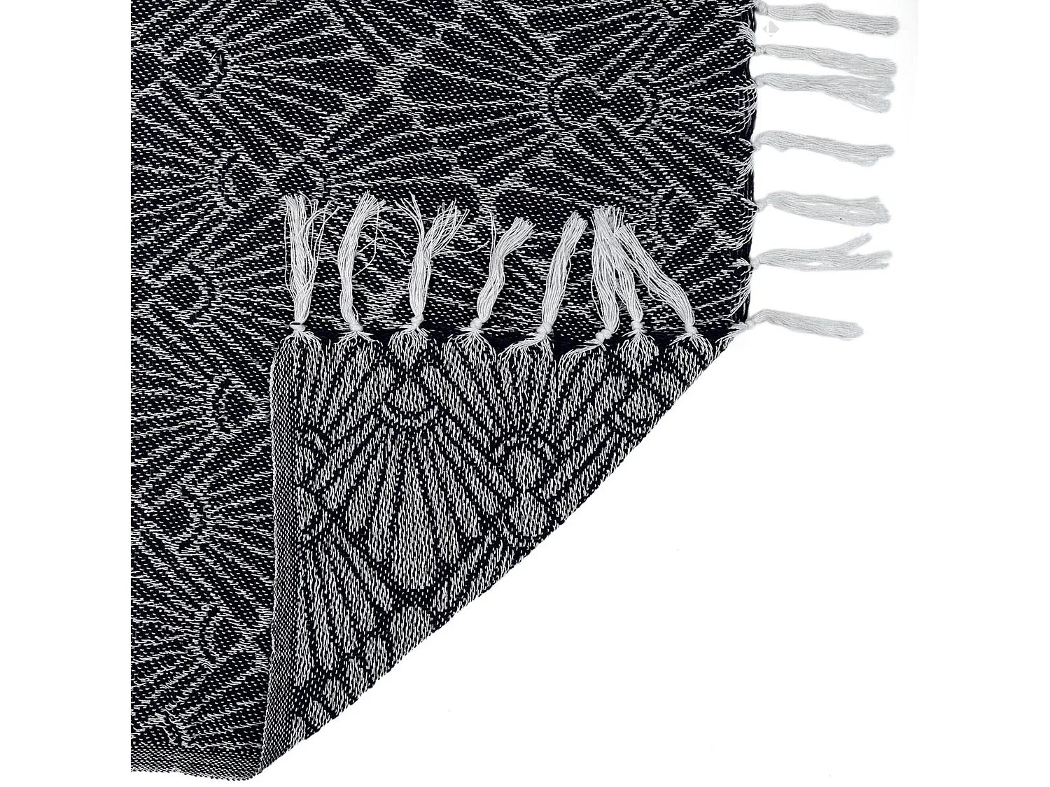 Jeté de canapé 120x150 cm SOLEIL Blanc/Bleu