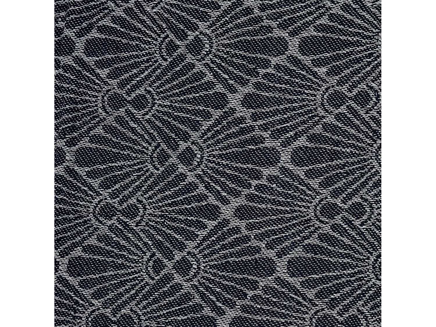 Jeté de canapé 120x150 cm SOLEIL Blanc/Bleu