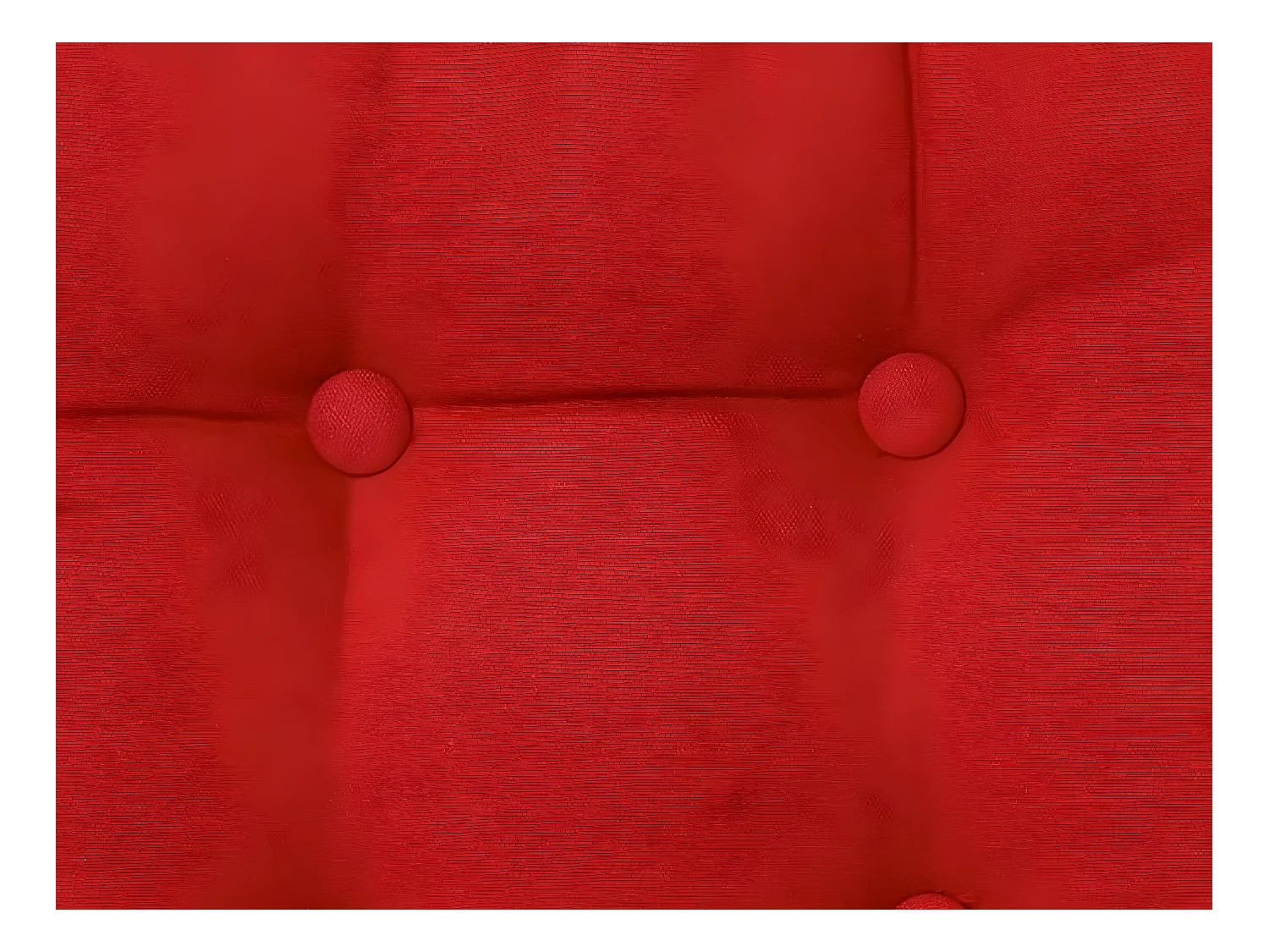 Coussin de Sol  en Coton Rouge 40 x 40 cm