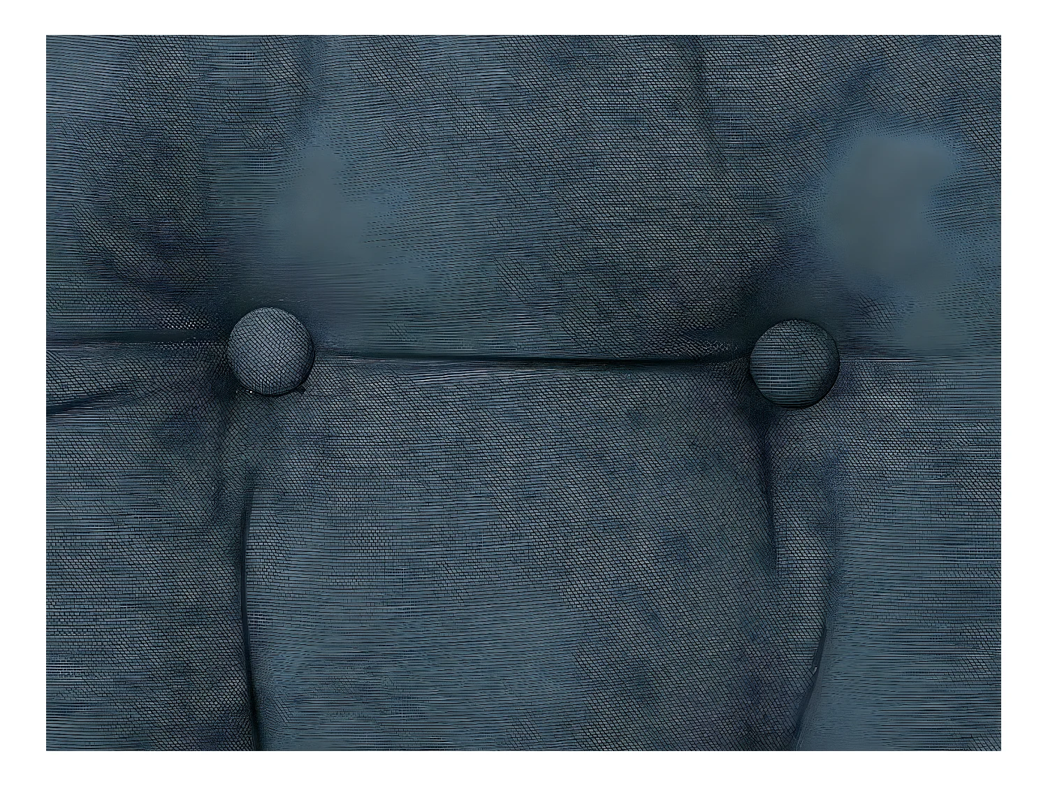 Coussin de Sol  en Coton Bleu orage 40 x 40 cm