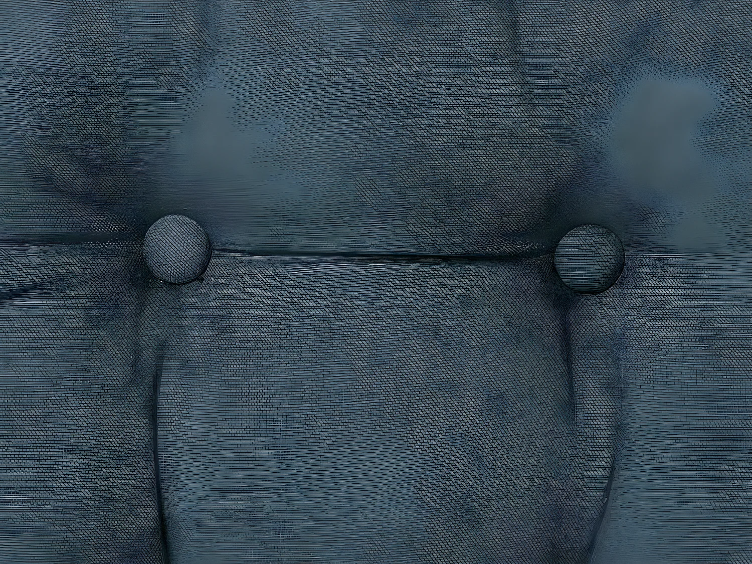 Coussin de Sol  en Coton Bleu orage 40 x 40 cm