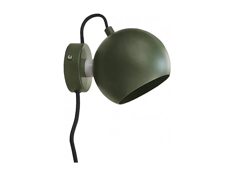 Applique murale vert kaki abat-jour orientable métal vert - PIXAR 8327