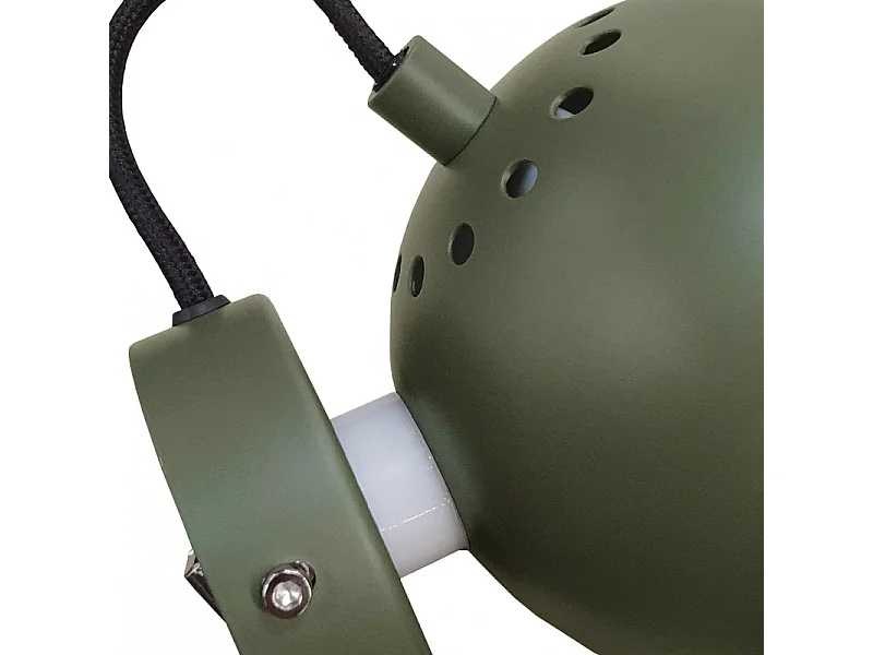 Applique murale vert kaki abat-jour orientable métal vert - PIXAR 8327