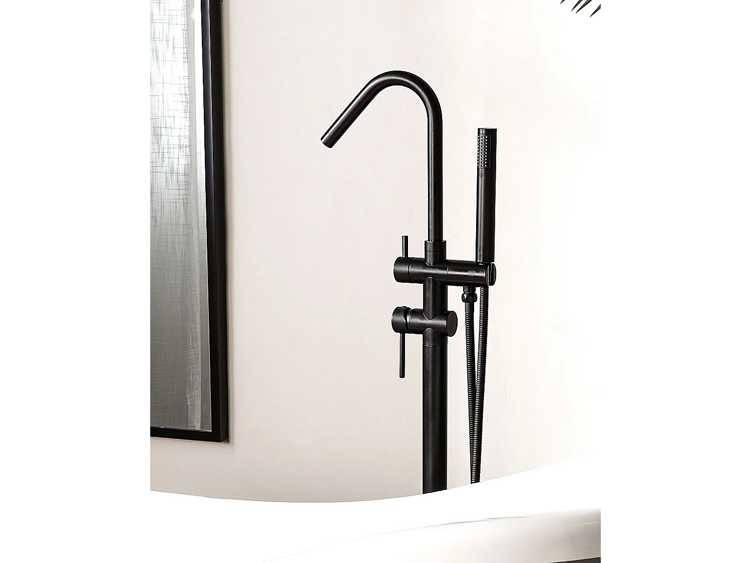 Grifo para bañera independiente VICTORIA Negro