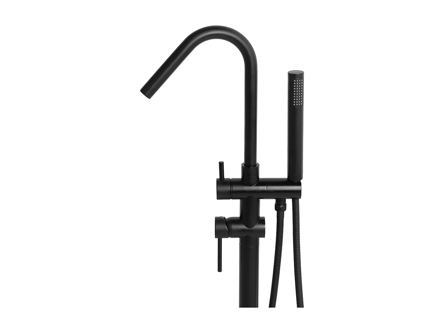 Vrijstaande badkraan VICTORIA Zwart