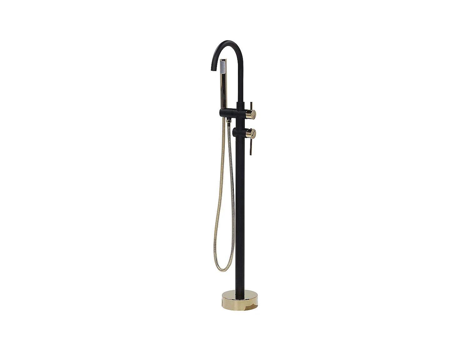 Robinet de baignoire autoportante TUGELA Noir/doré