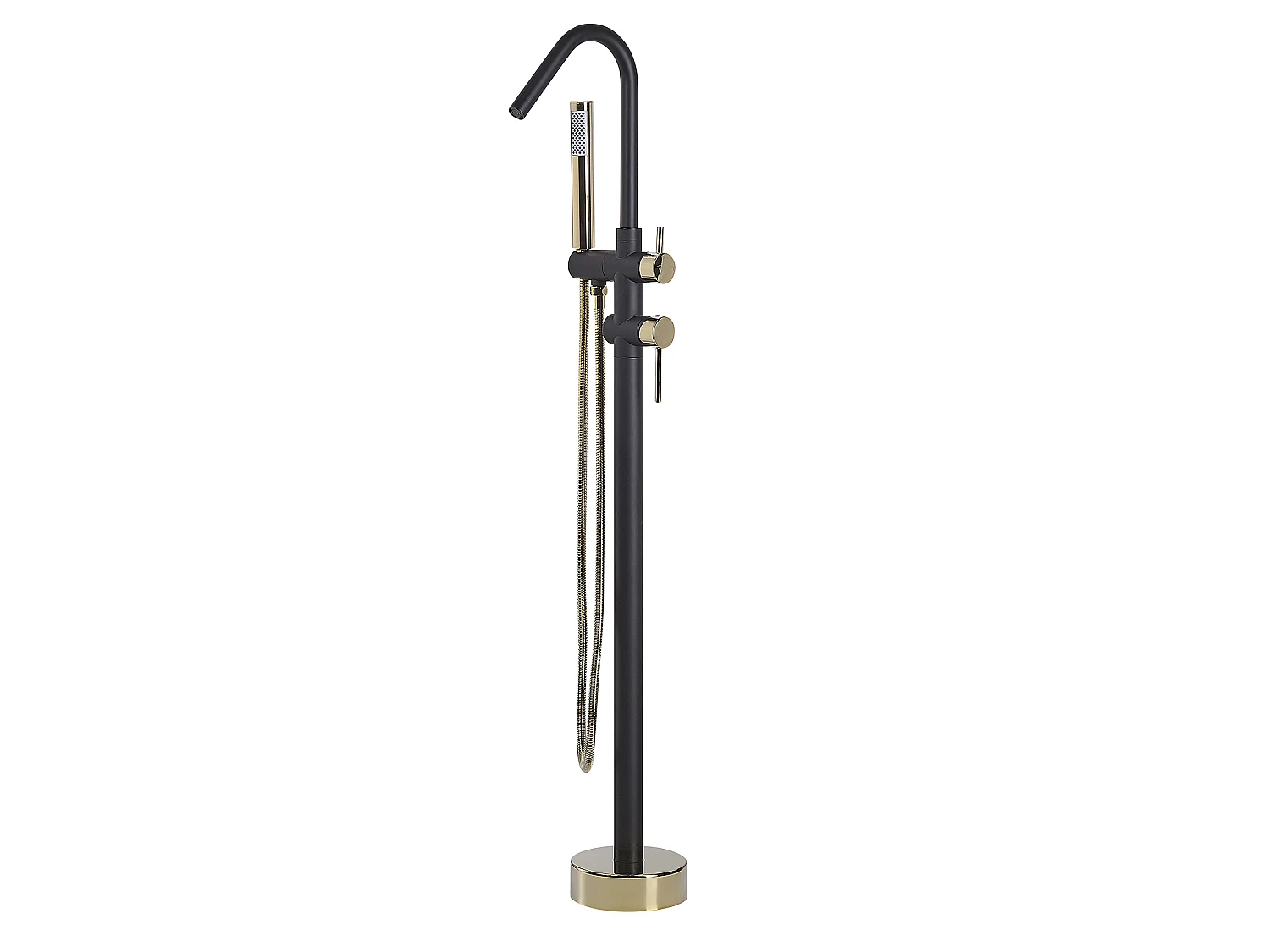 Robinet de baignoire autoportante VICTORIA Noir/doré