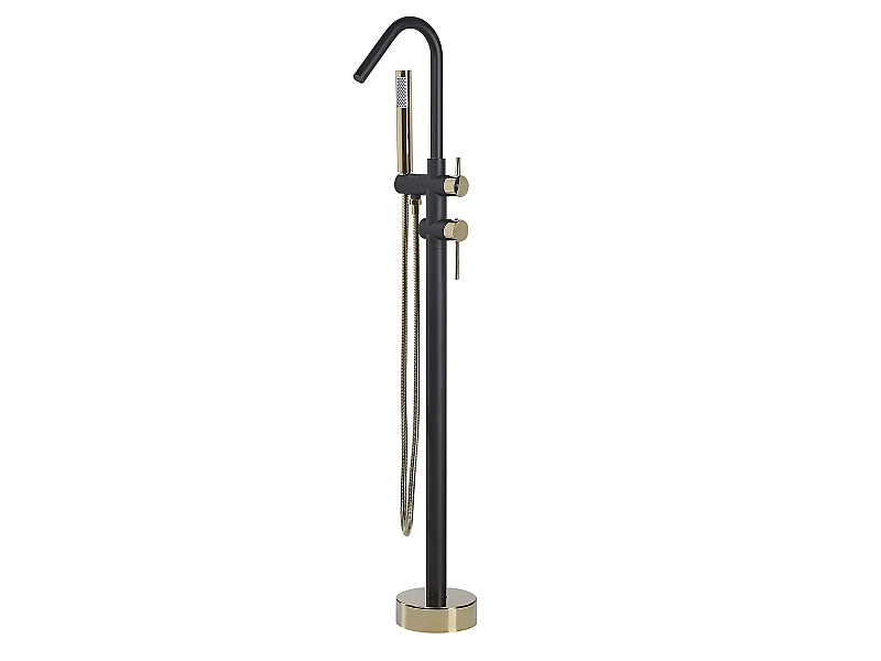 Rubinetteria per vasca da bagno freestanding VICTORIA Nero/ Oro