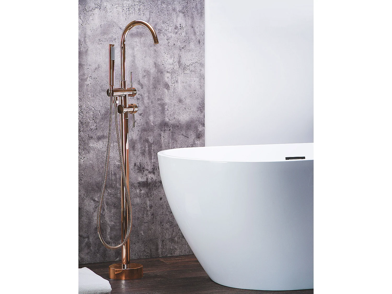 Rubinetteria per vasca da bagno freestanding TUGELA Rame