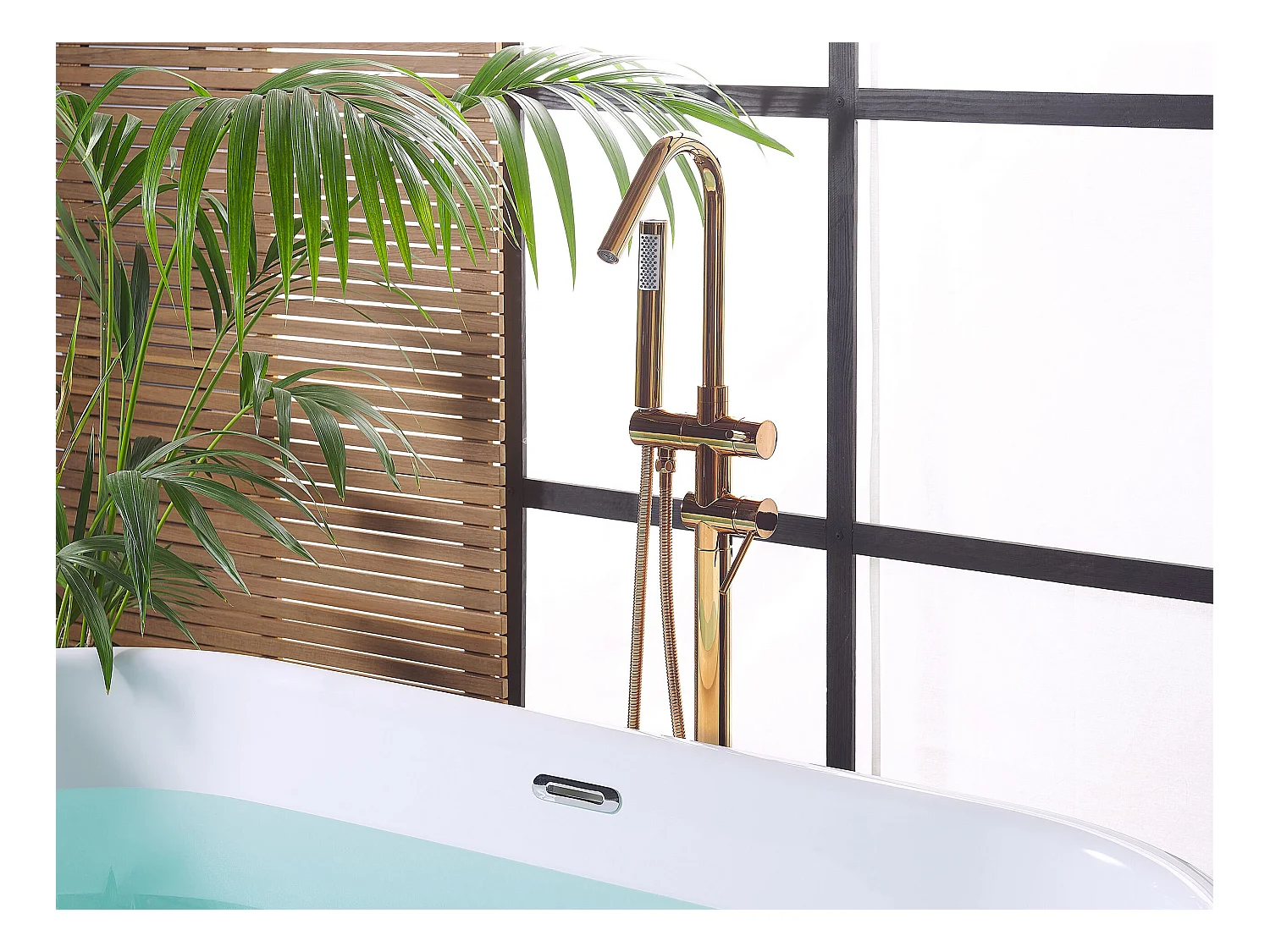 Robinet de baignoire autoportante VICTORIA Cuivré