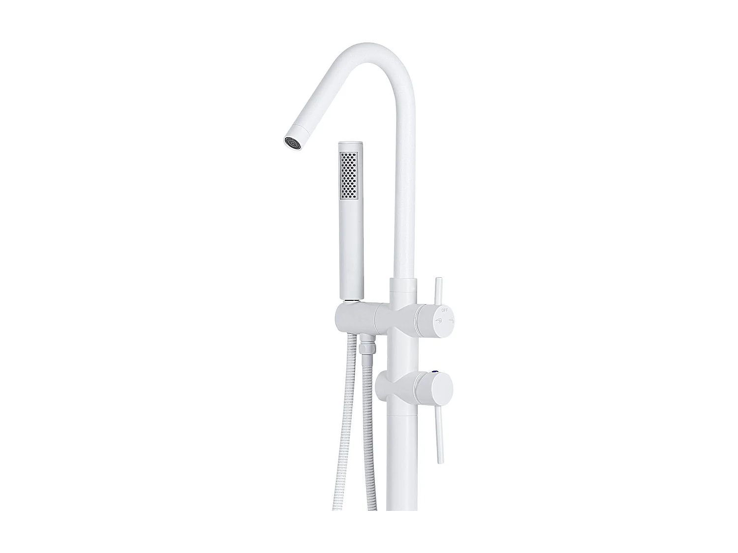 Rubinetteria per vasca da bagno freestanding VICTORIA Bianco