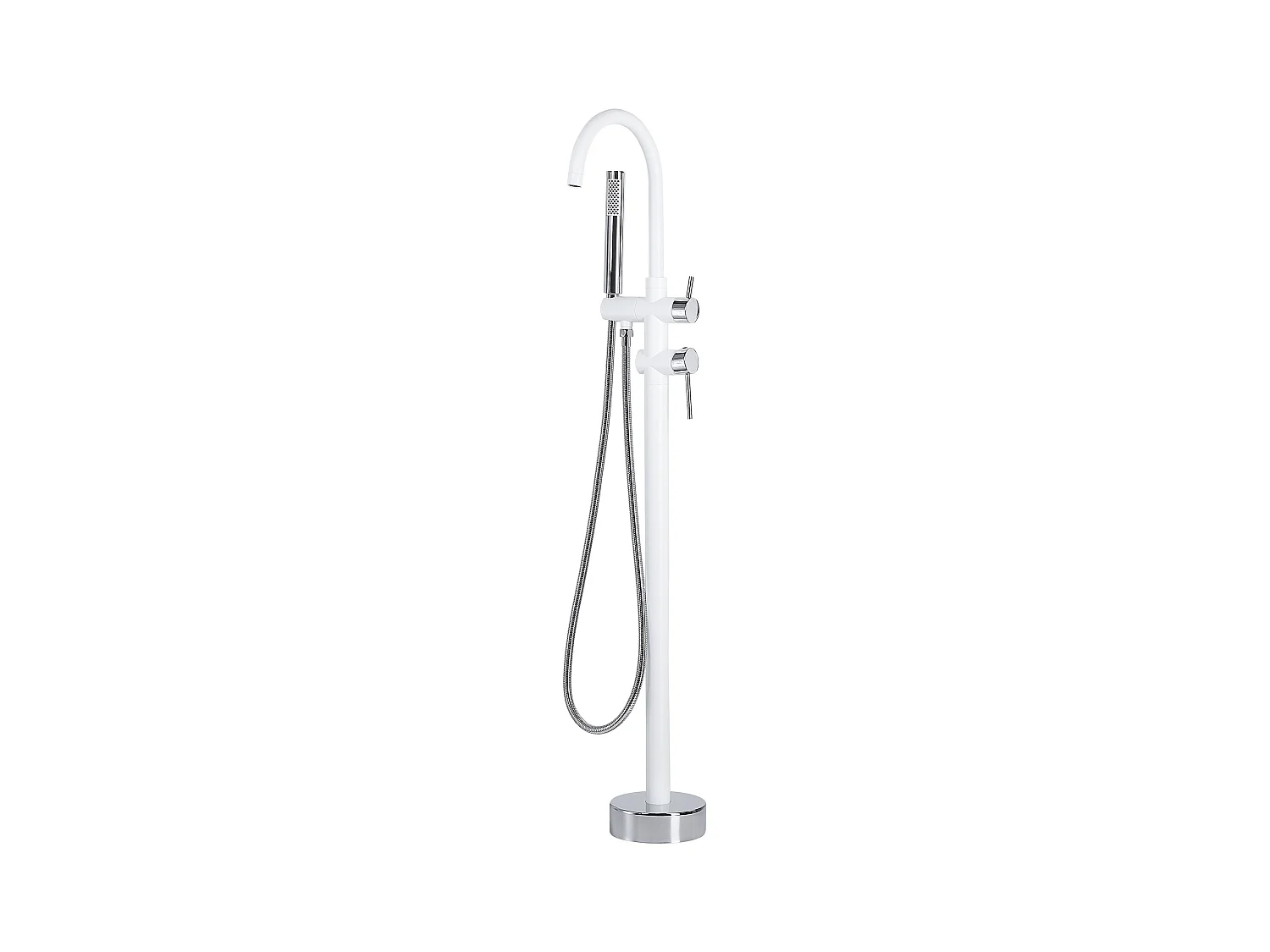 Robinet de baignoire autoportante TUGELA Blanc/argenté