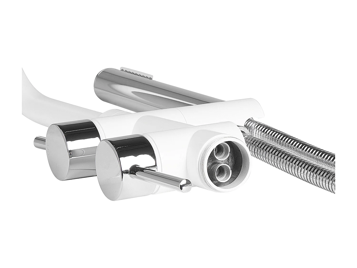 Robinet de baignoire autoportante TUGELA Blanc/argenté