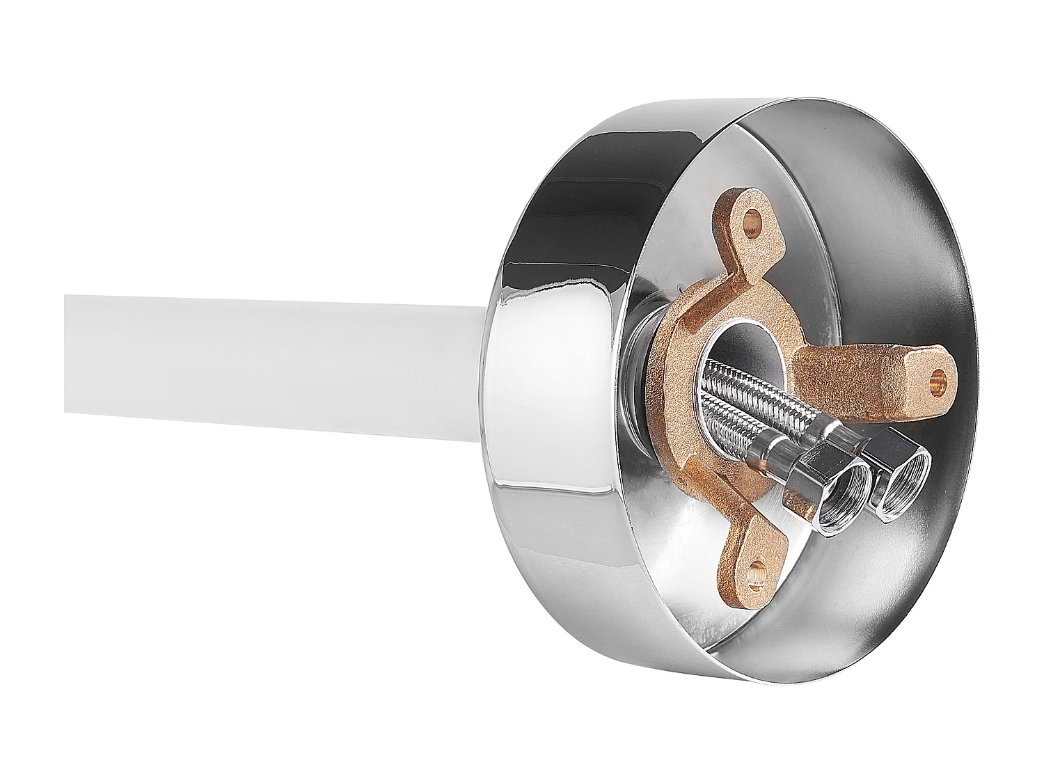 Torneira para banheira autónoma TUGELA Branco/Prateado