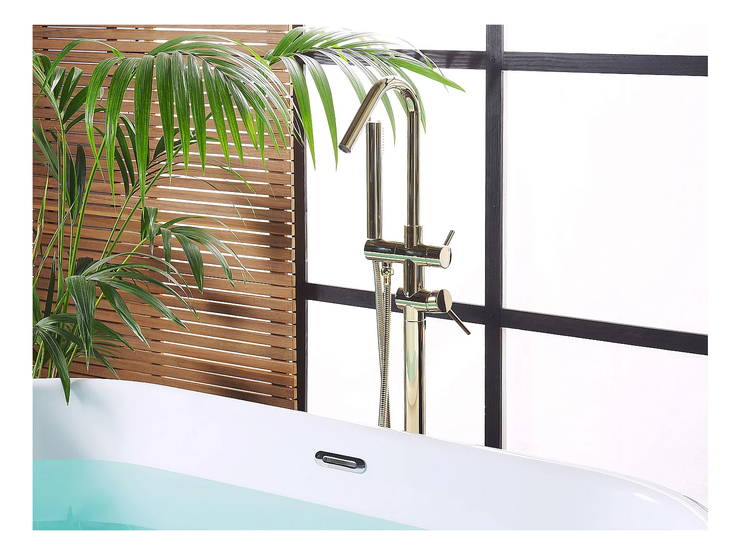 Robinet de baignoire autoportante VICTORIA Doré