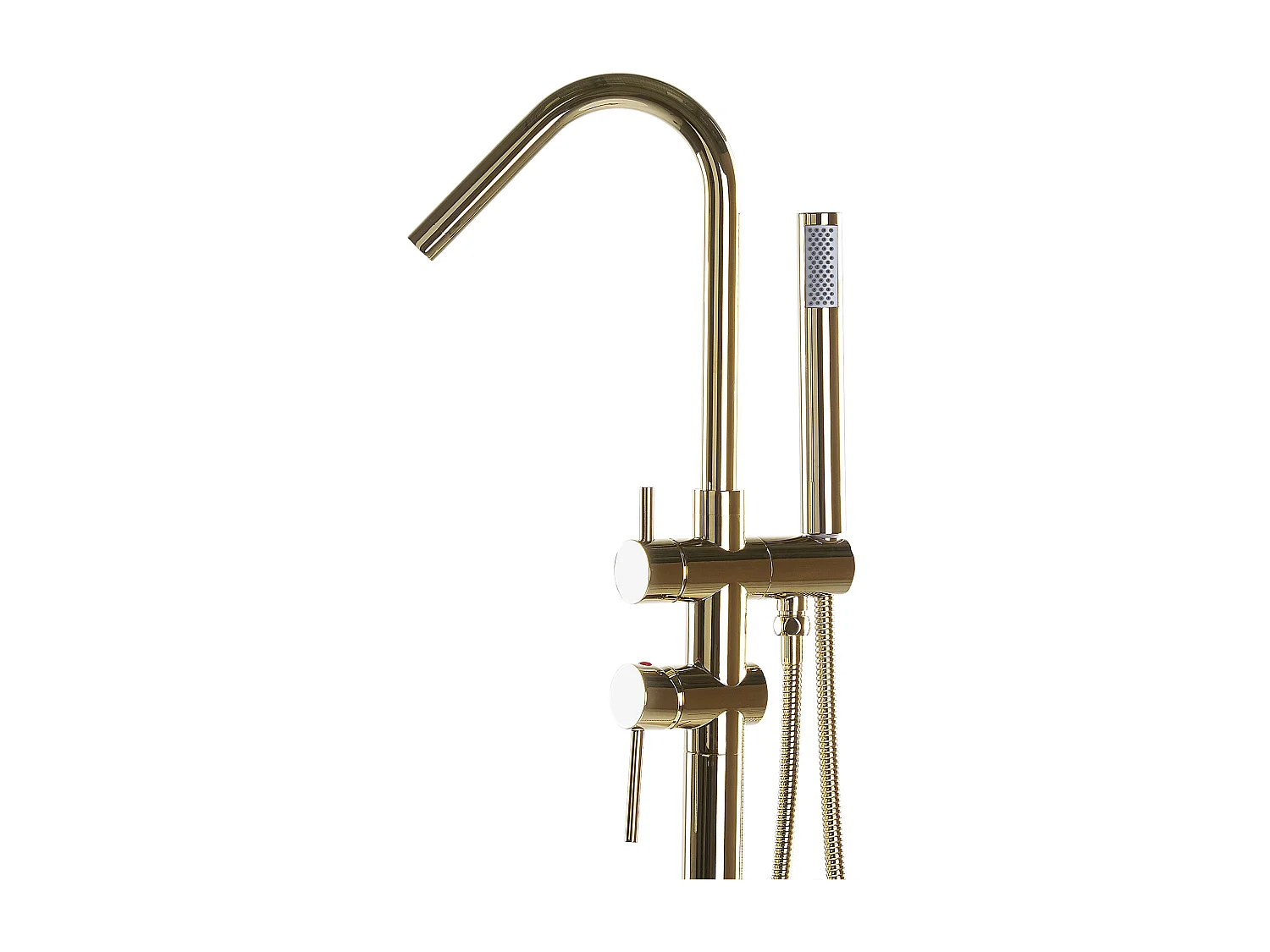 Wannenarmatur Gold Freistehend Chrom Messing Zink Victoria