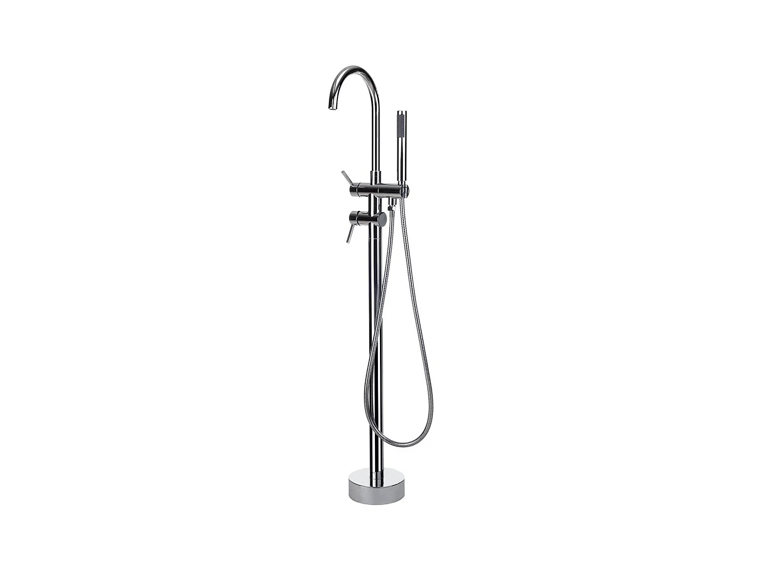 Robinet de baignoire autoportante TUGELA Argenté