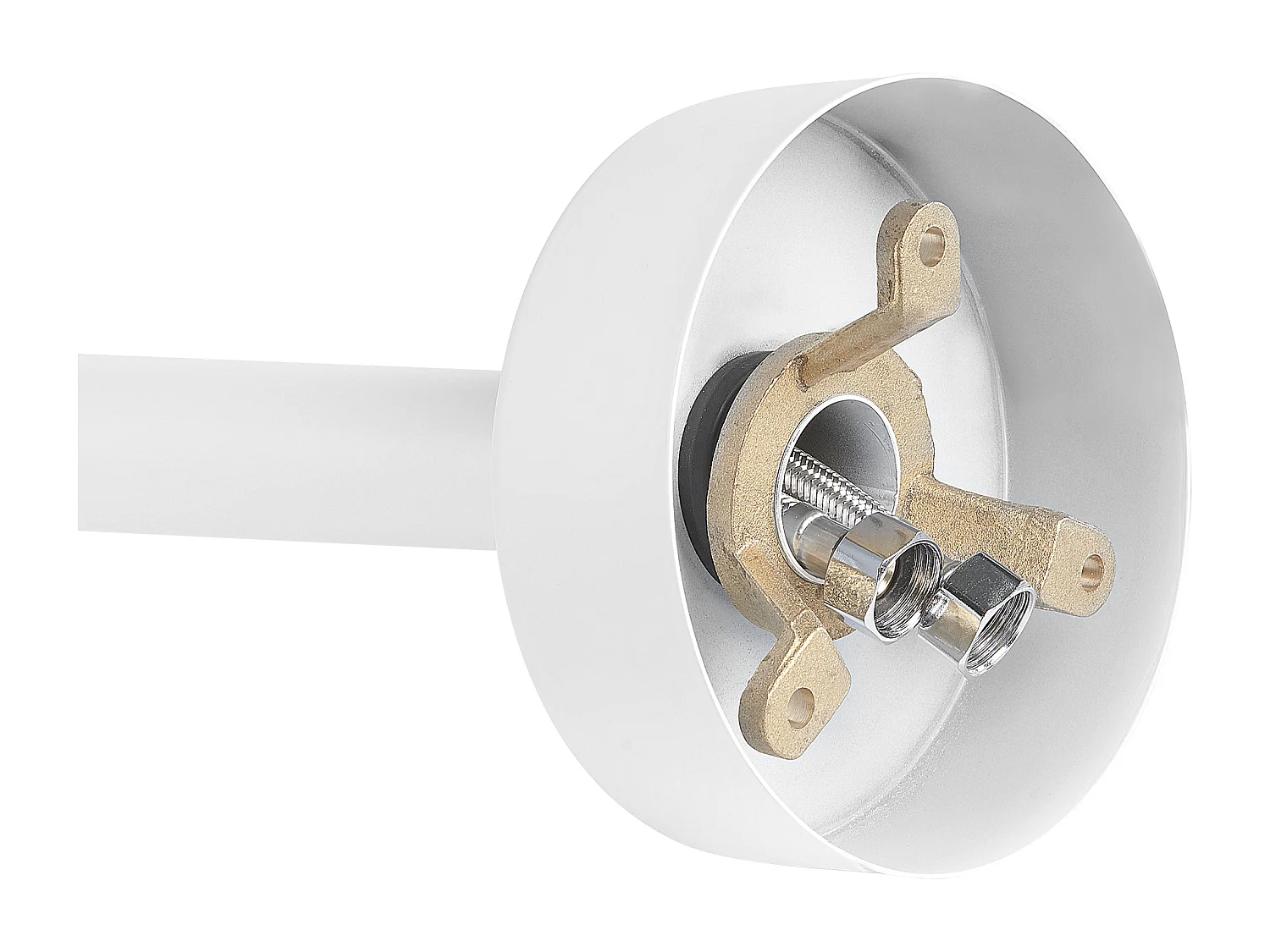 Rubinetteria per vasca da bagno freestanding TUGELA Bianco