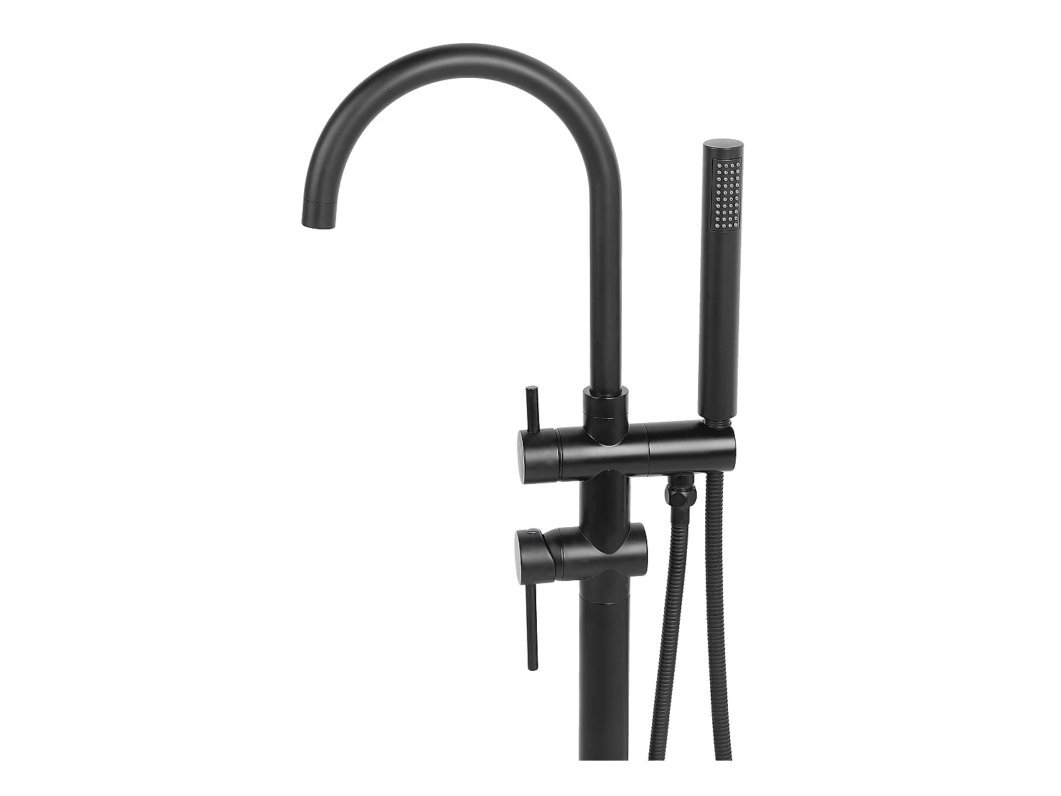 Freistehende Badewannenarmatur TUGELA Schwarz