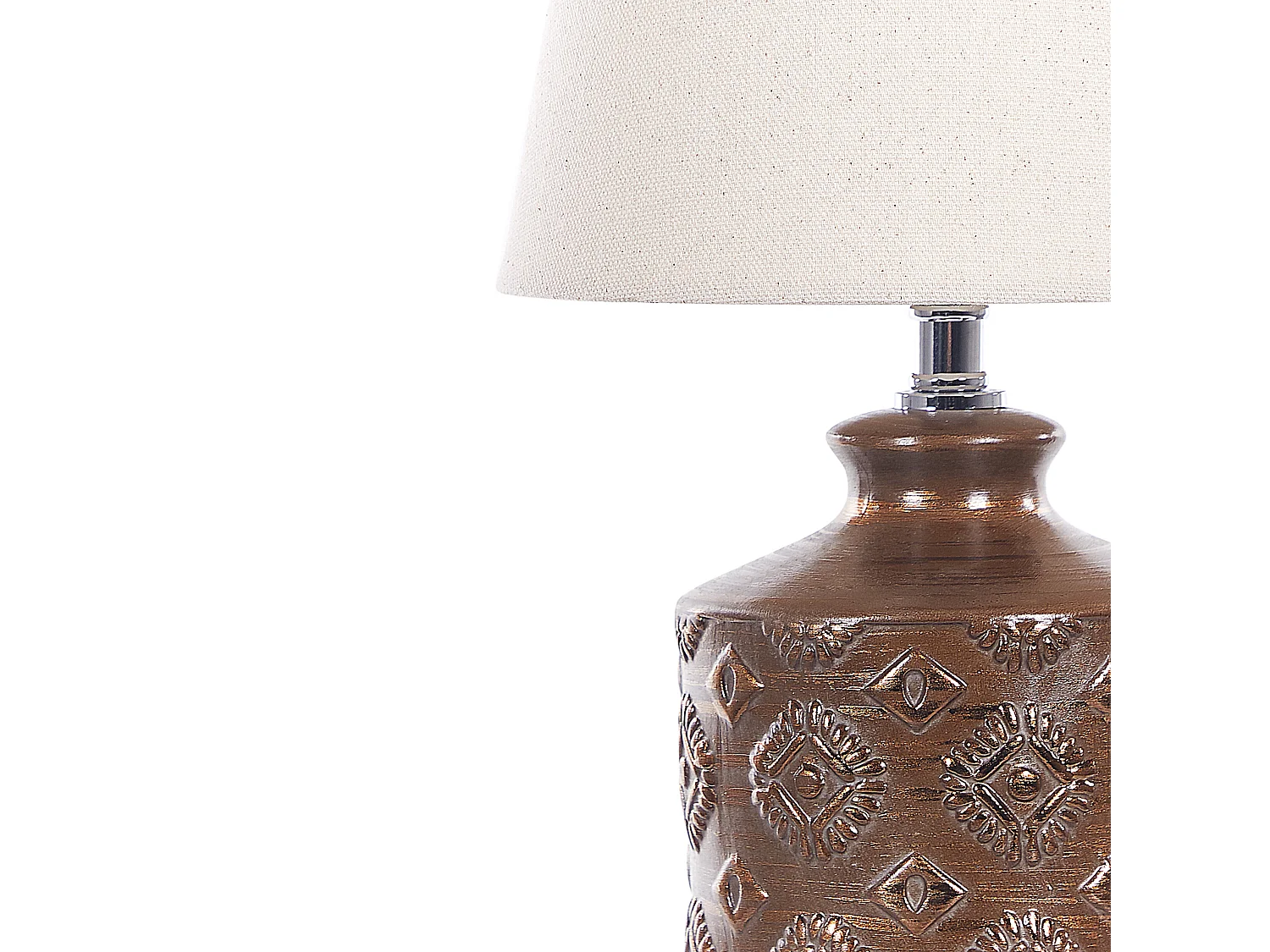 Tafellamp keramiek koper ROSANNA