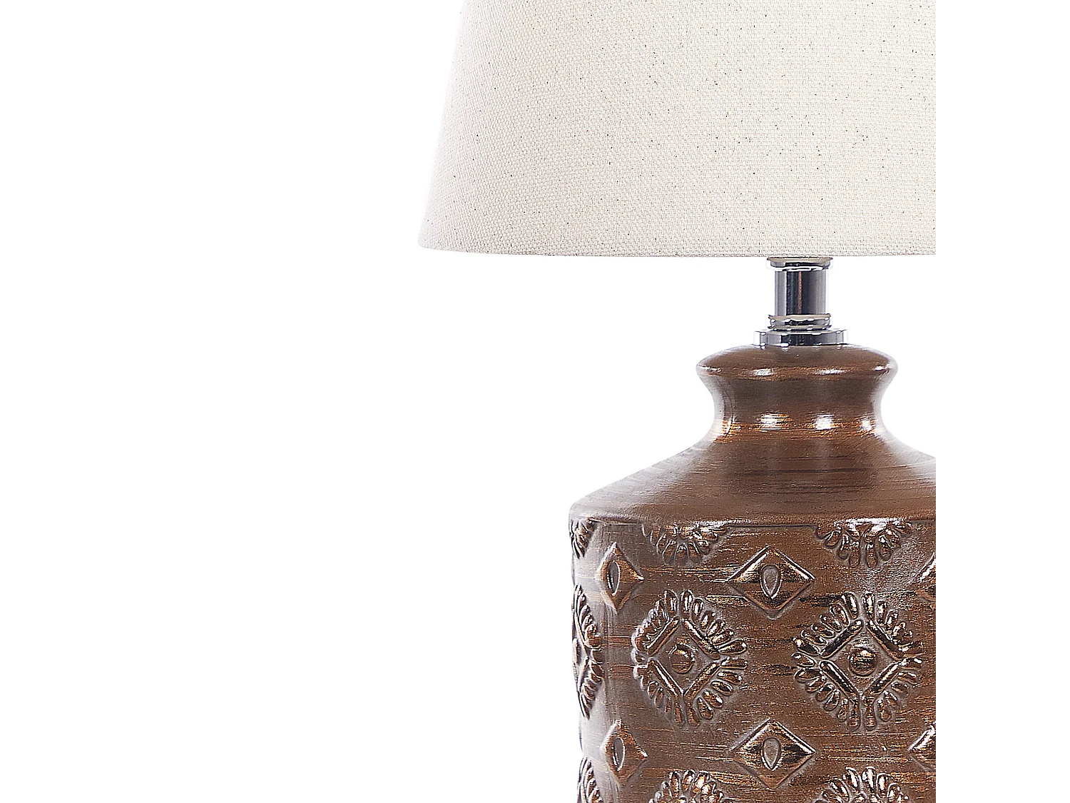 Tafellamp keramiek koper ROSANNA