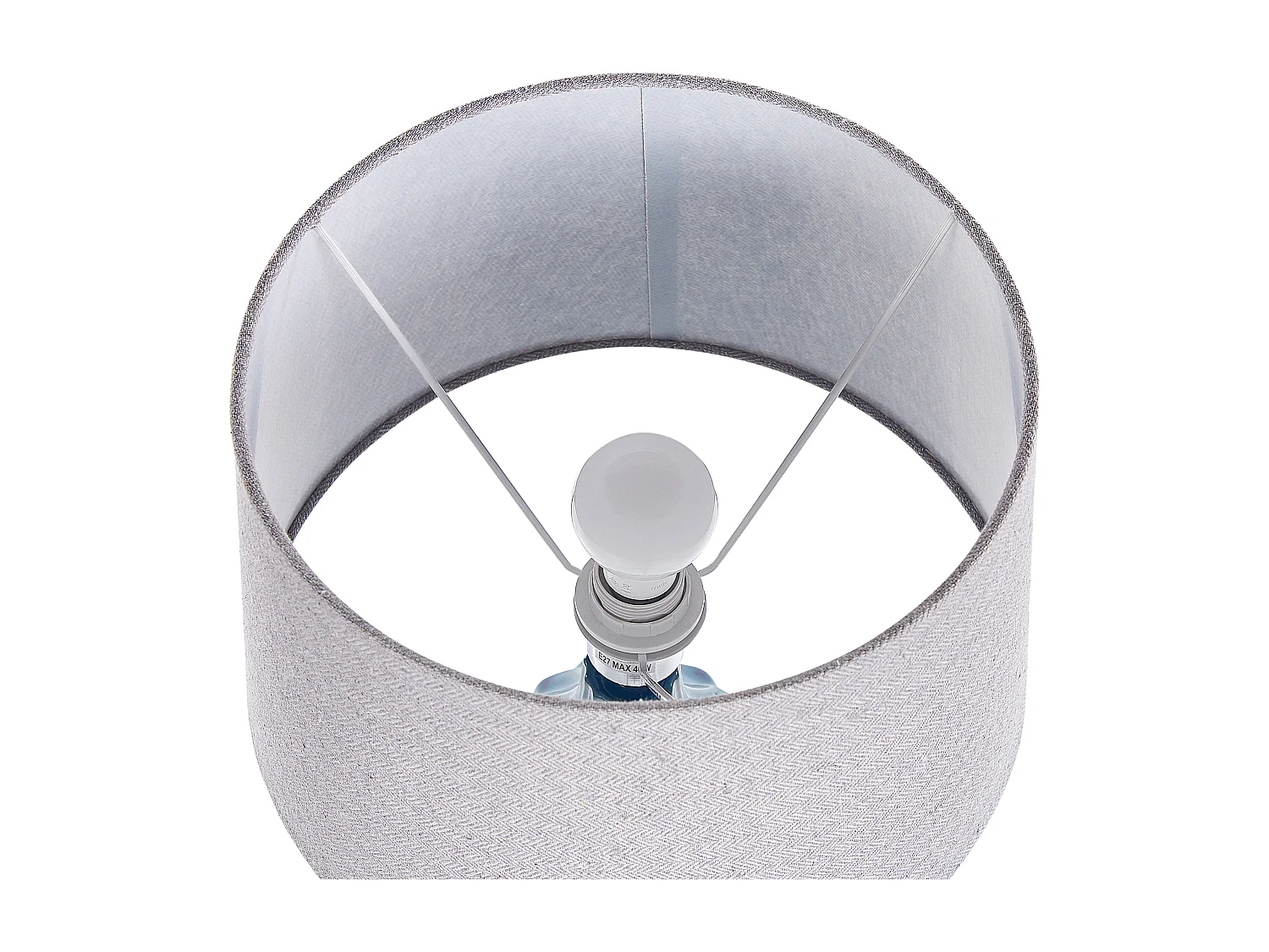Lampe à poser ABAVA Céramique Bleu paon