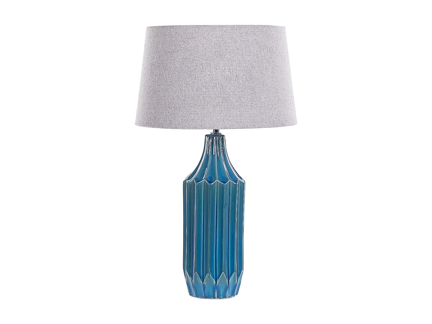 Lampe à poser ABAVA Céramique Bleu paon