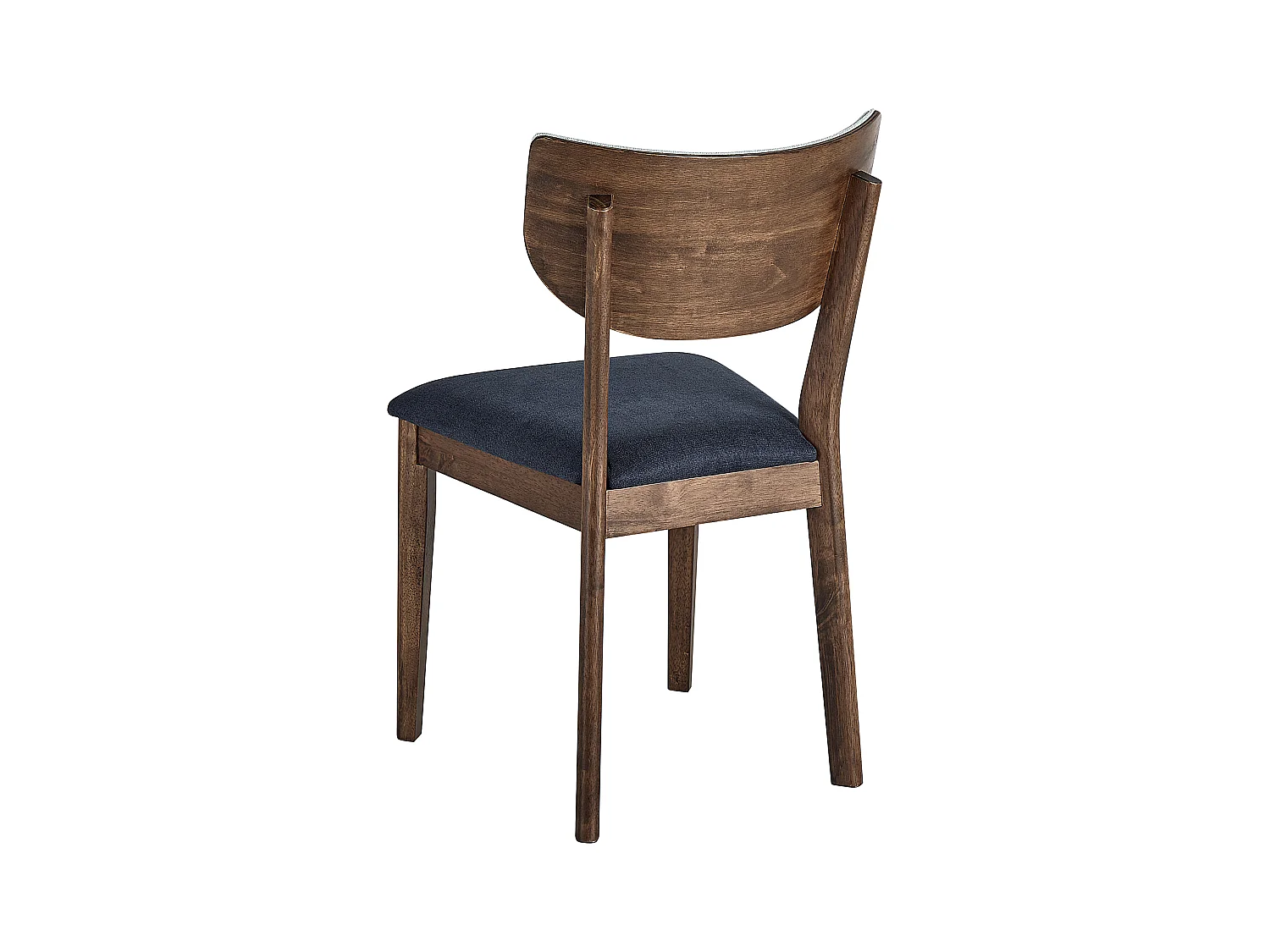 Lot de 2 chaises de salle à manger MOKA Bois Bleu foncé