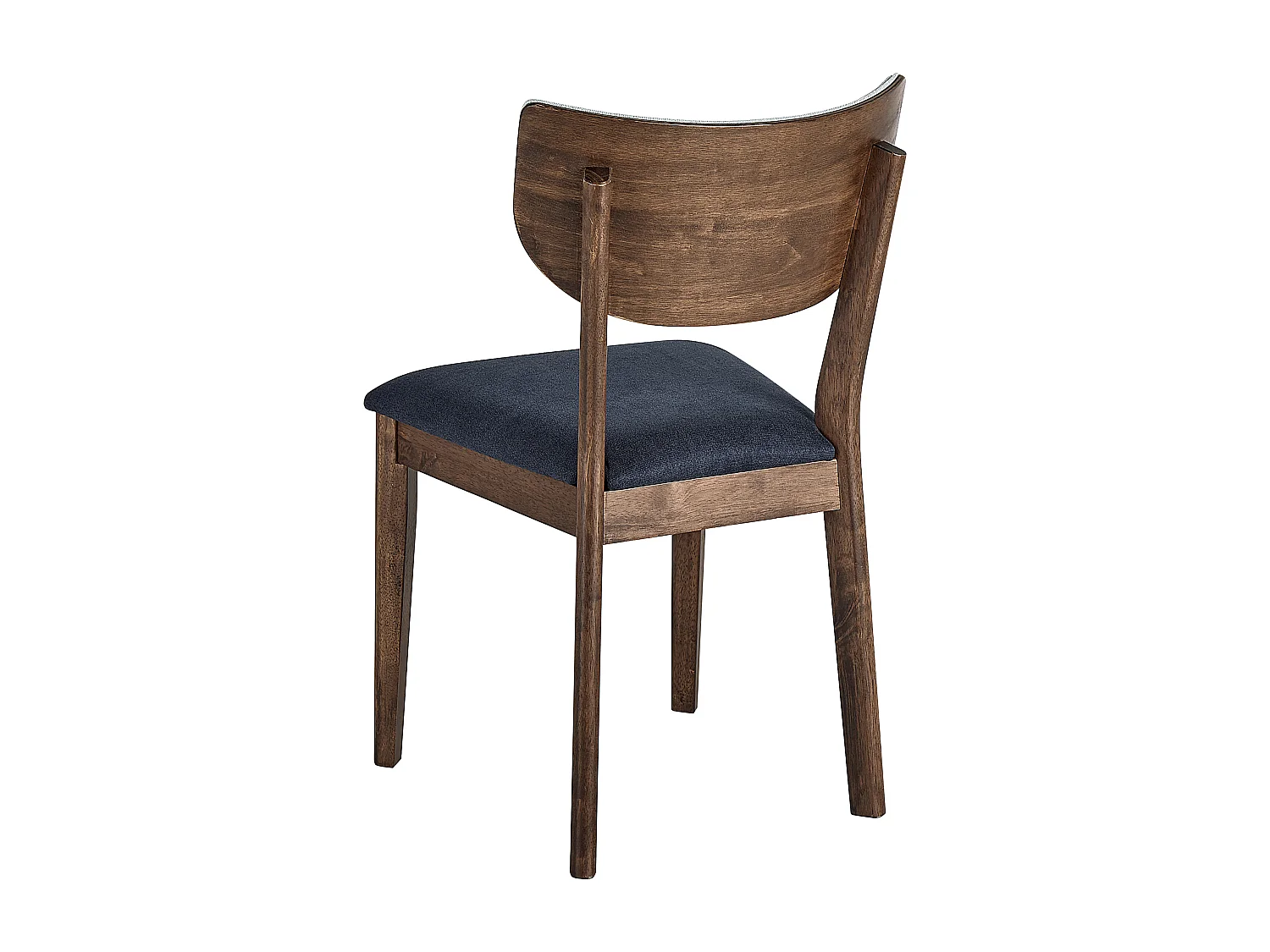 Lot de 2 chaises de salle à manger MOKA Bois Bleu foncé